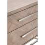 4_Mosaic 29 1/2" Wide Natural Gray Wood 2-Drawer Nightstands Set of 2 more views