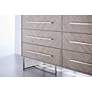 Mosaic 62" Wide Natural Gray Wood 6-Drawer Double Dresser