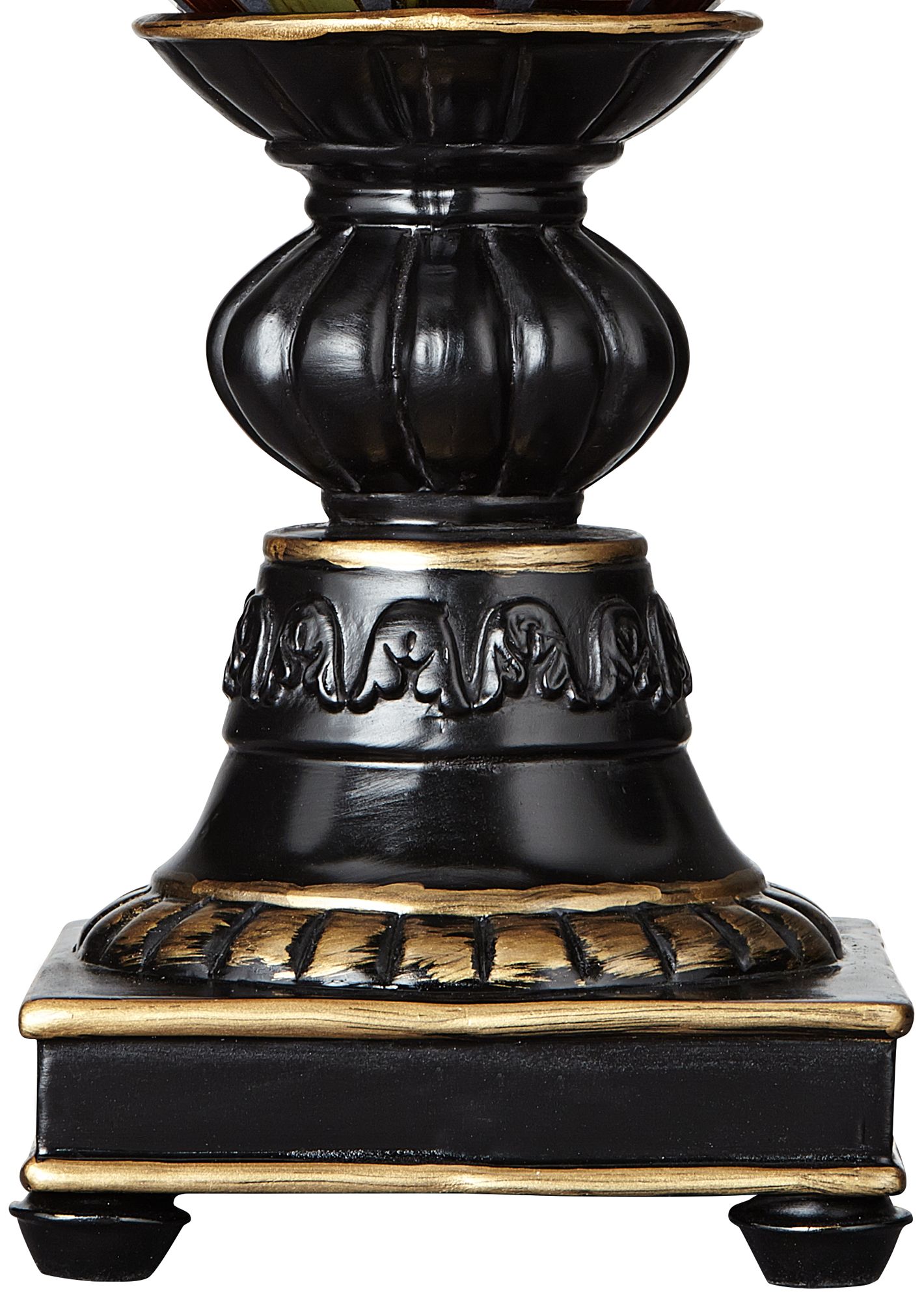 Mosaic Brown Glass 12" High Uplight Accent Lamp 6D103 Lamps Plus