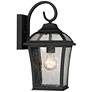 Mosconi 15" High Black Carriage House Outdoor Wall Lights Set of 2