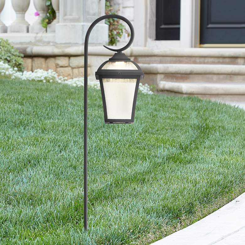Image 1 Mosconi 27 1/2" High Textured Black LED Landscape Path Light