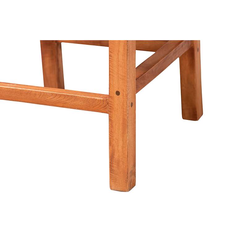 Image 3 Moscow 24 1/2" Natural Walnut Brown Counter Stool more views