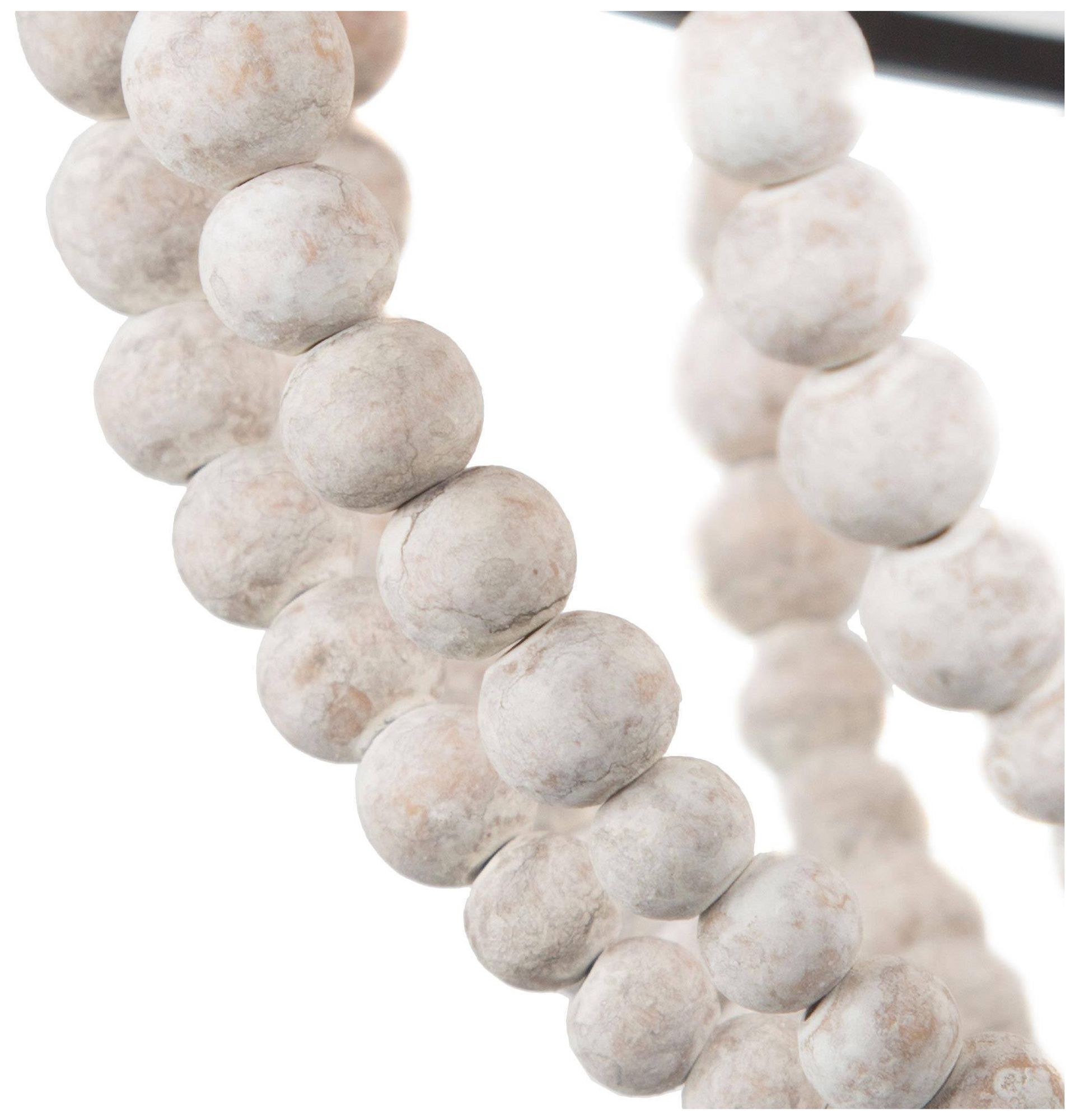 Image 5 Mosgan 10" Wide Wood Beaded 1-Light Pendant Light more views