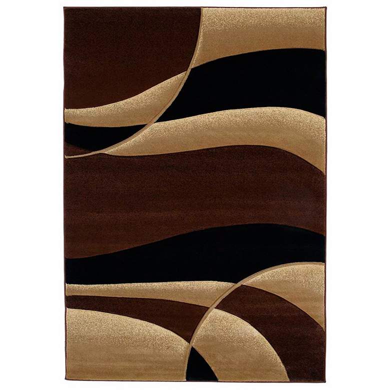 Image 1 Mossa Collection Anacapa Toffee 5&#39;3 inchx7&#39;6 inch Area Rug