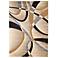 Mossa Collection Ribbons Beige Area Rug