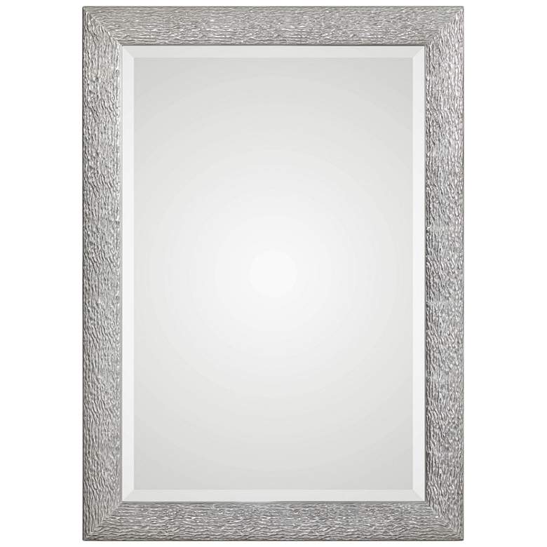 Image 2 Mossley Metallic Silver 30 inch x 42 inch Framed Wall Mirror