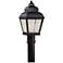 Mossoro 16 3/4" High Black LED Outdoor Post Light