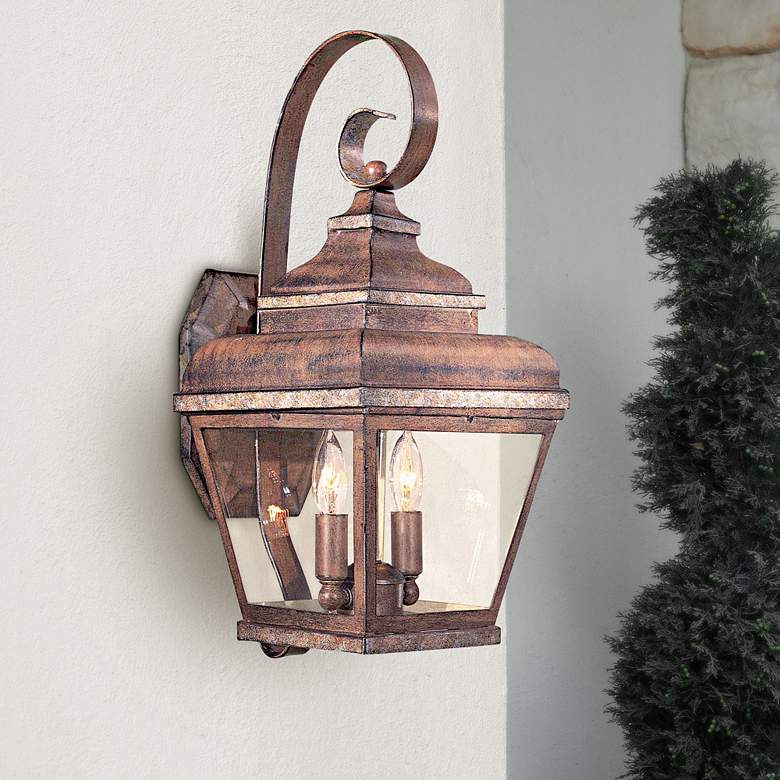 Image 1 Mossoro Collection 17 3/4 inch High Outdoor Wall Light