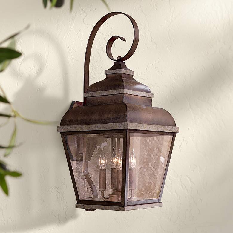 Image 1 Mossoro Collection 26 3/4 inch High Outdoor Wall Light