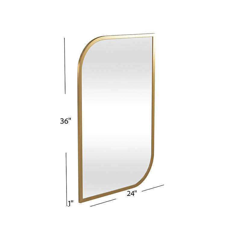 Image 6 Motha Gold 24" x 36" Rectangular Wall Mirror more views