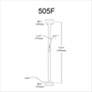 4_Mother and Son 71" High Bronze Torchiere Floor Lamp with Reading Light more views
