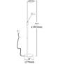 3_Mother and Son 72" Satin Chrome Metal LED Torchiere Floor Lamp more views