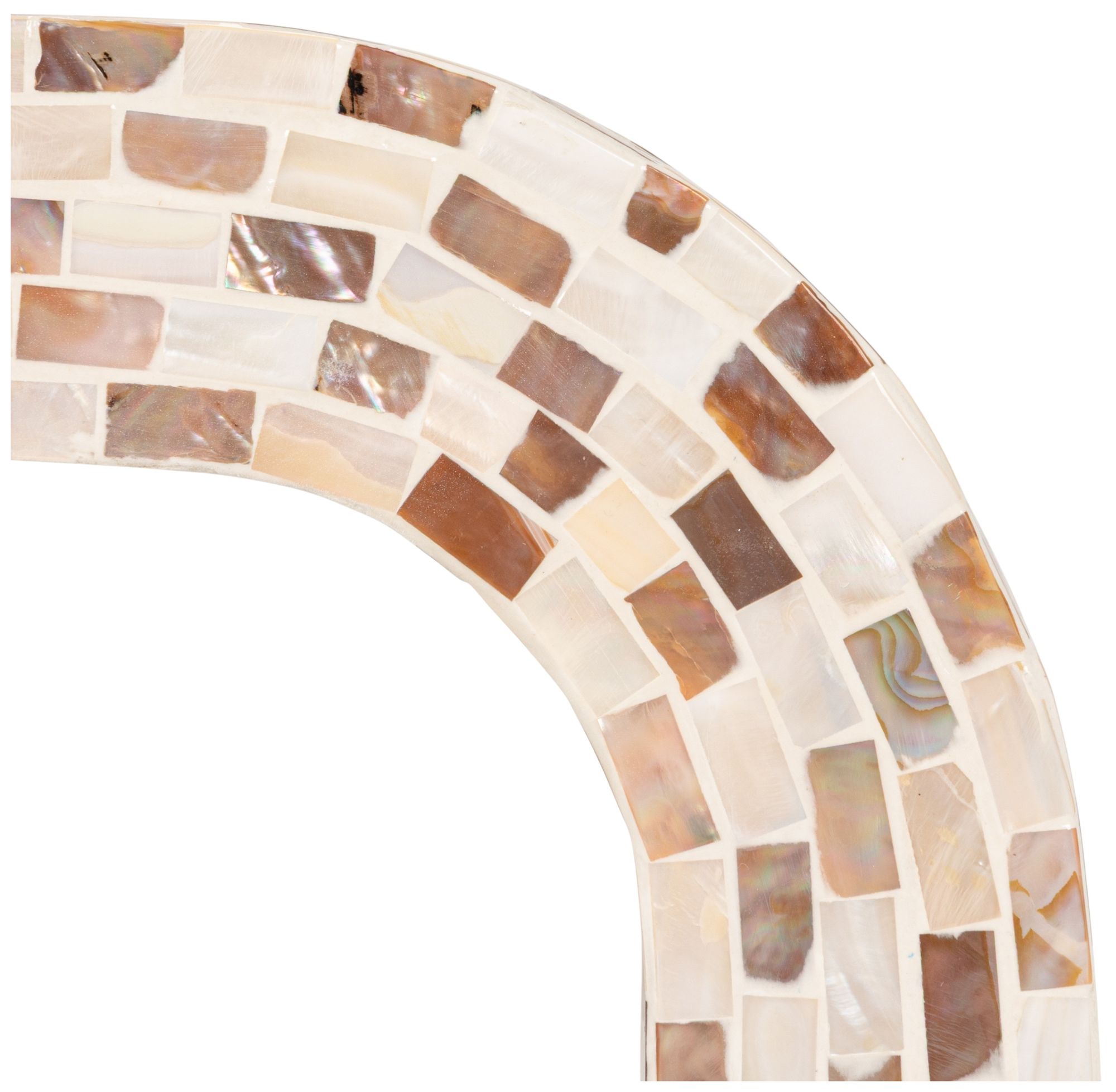 Image 4 Mother of Pearl Waterfall Coffee Table, Brown more views