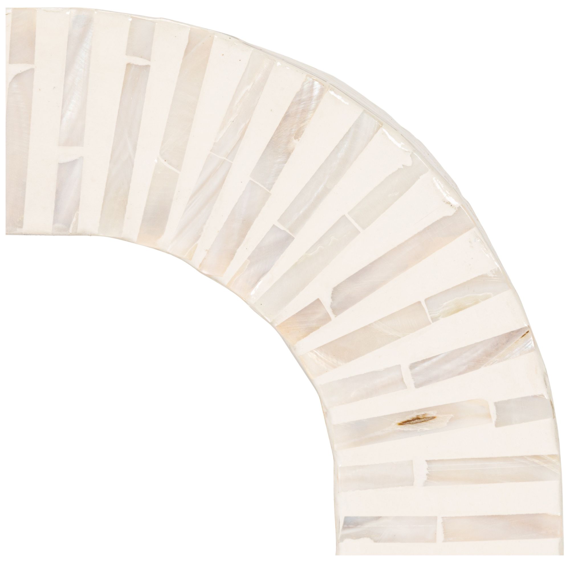 Image 4 Mother of Pearl Waterfall Coffee Table, White more views