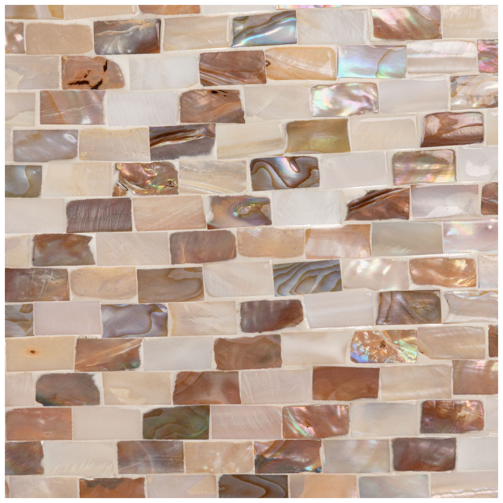 Image 5 Mother of Pearl Waterfall End Table, Brown more views