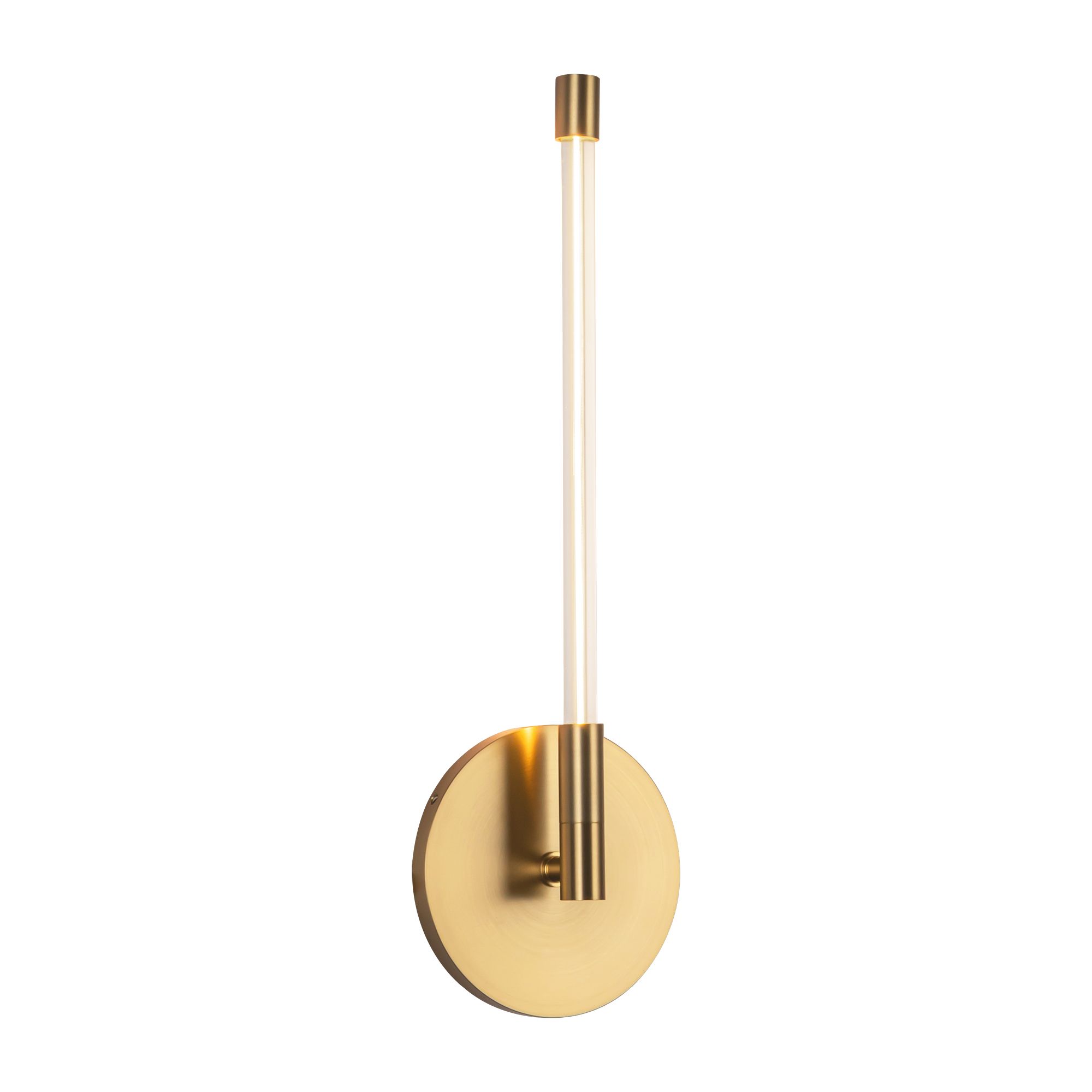 Image 2 Motif 15" High Brushed Gold LED Wall Sconce more views