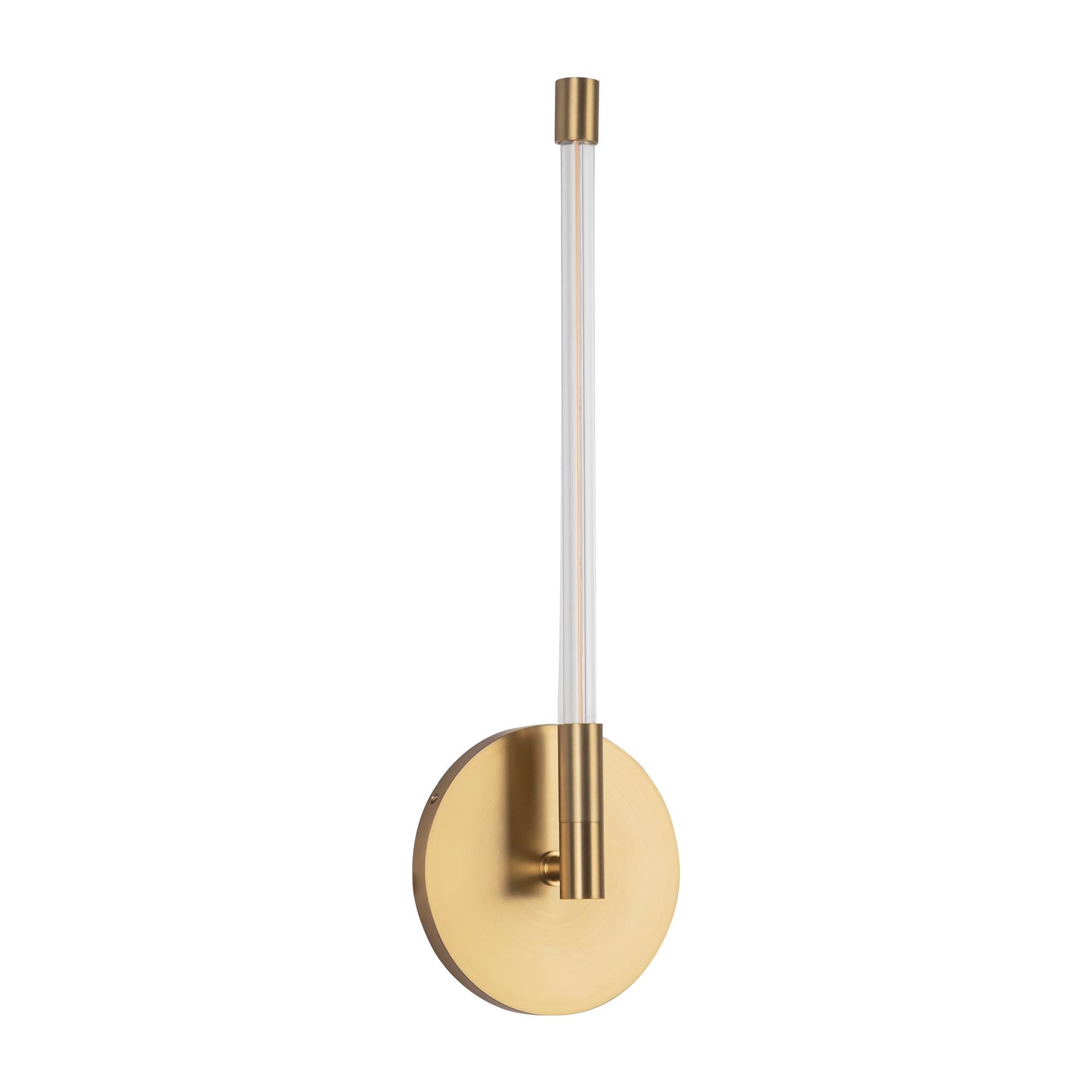Image 3 Motif 15" High Brushed Gold LED Wall Sconce more views