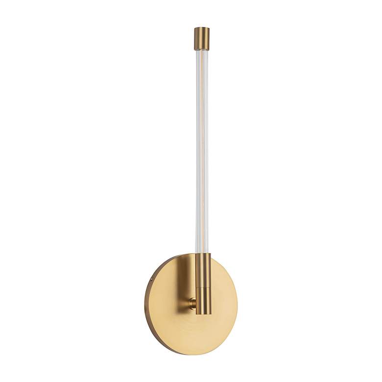 Image 3 Motif 15" High Brushed Gold LED Wall Sconce more views
