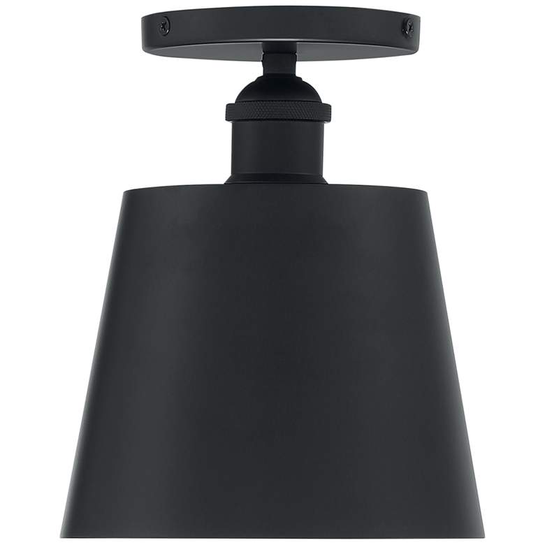 Image 6 Motif 7 1/4" Wide Black and Gold Ceiling Light more views