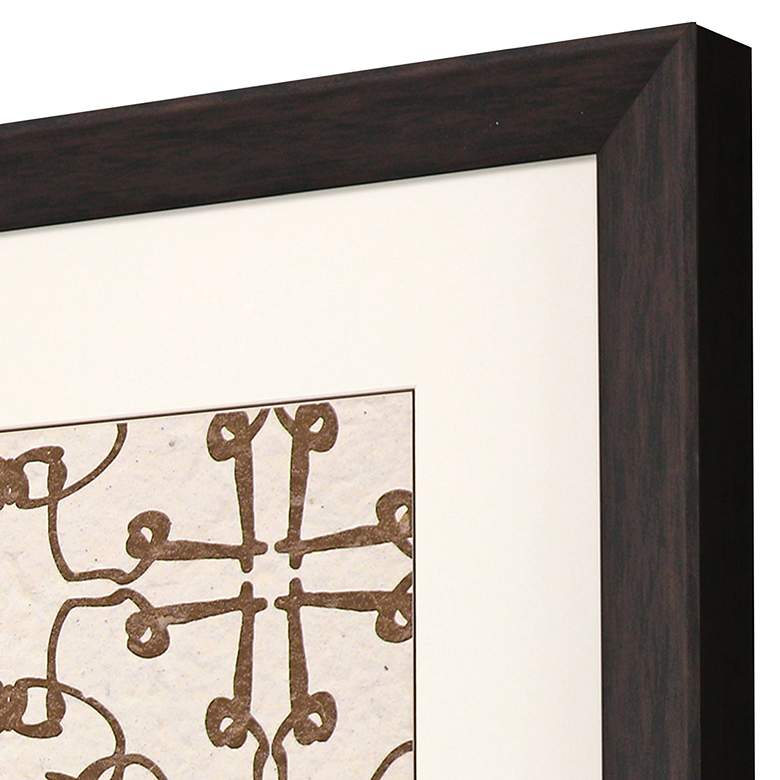 Image 4 Motif on Cream II 30" Square 2-Piece Framed Wall Art Set more views