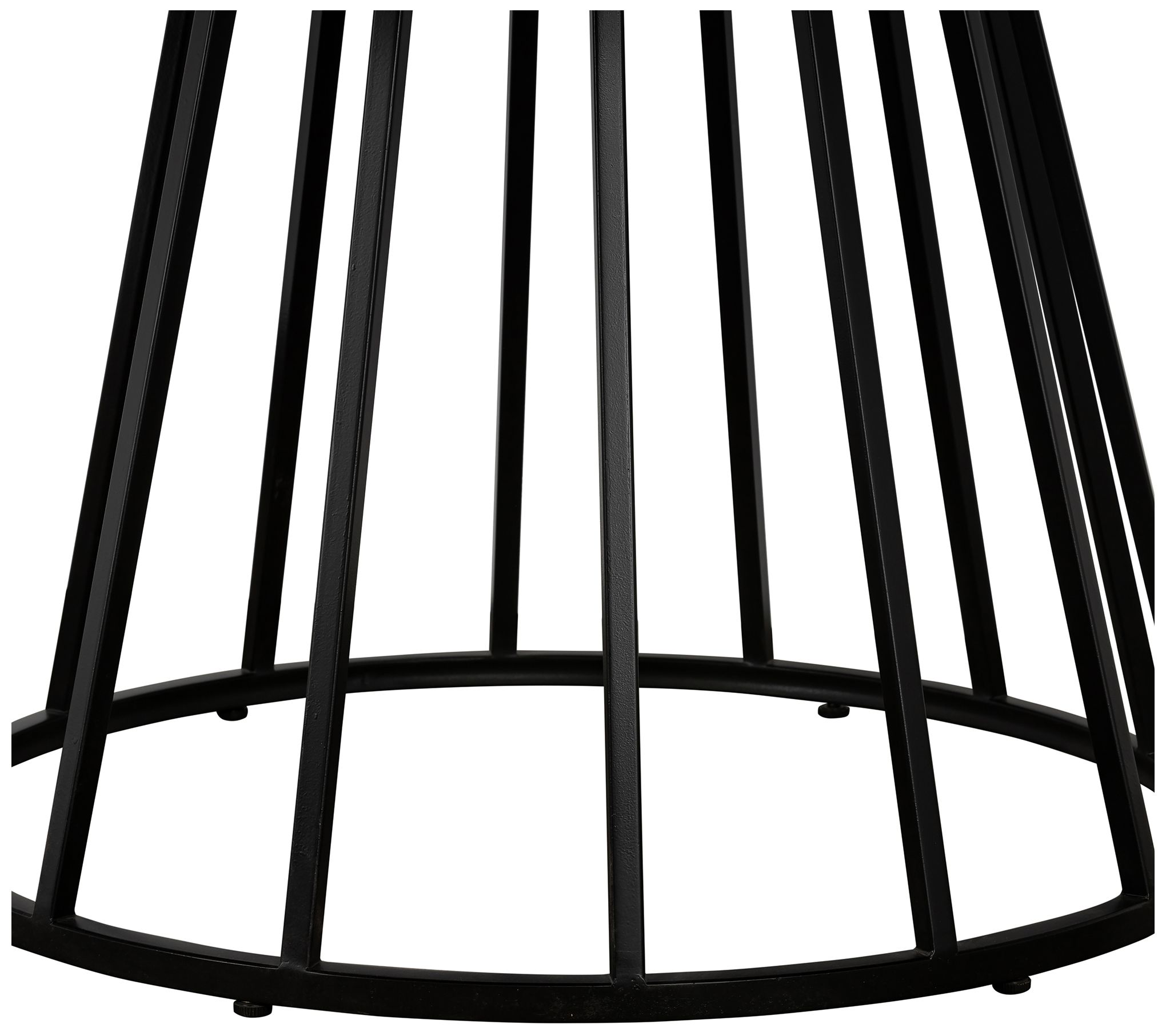 Image 5 Motion 51 in. Round Dining Table in Oak Wood and Metal more views