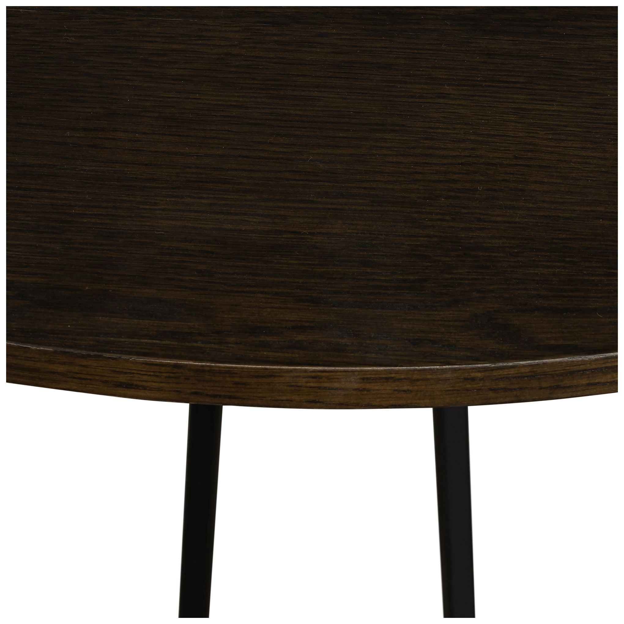Image 7 Motion 51 in. Round Dining Table in Oak Wood and Metal more views