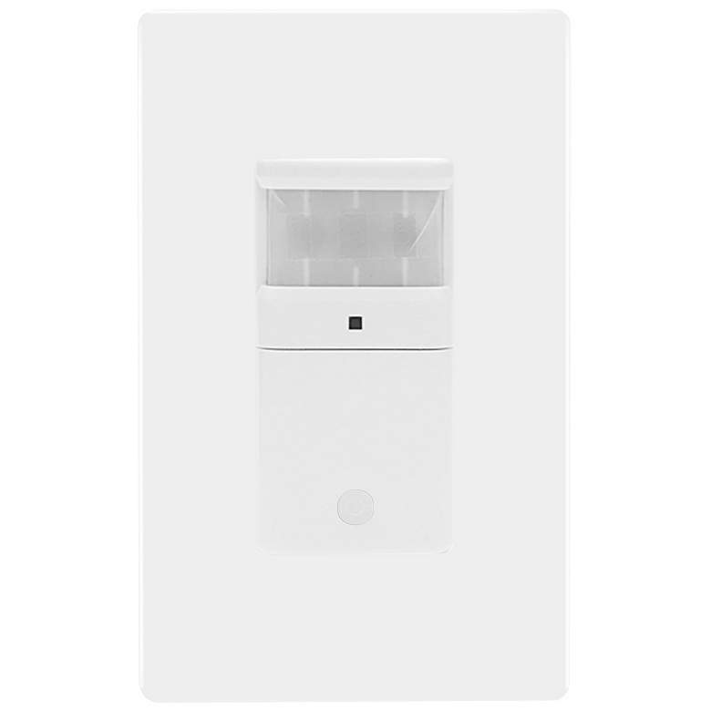 Image 1 Motion Detector Wall Switch in White