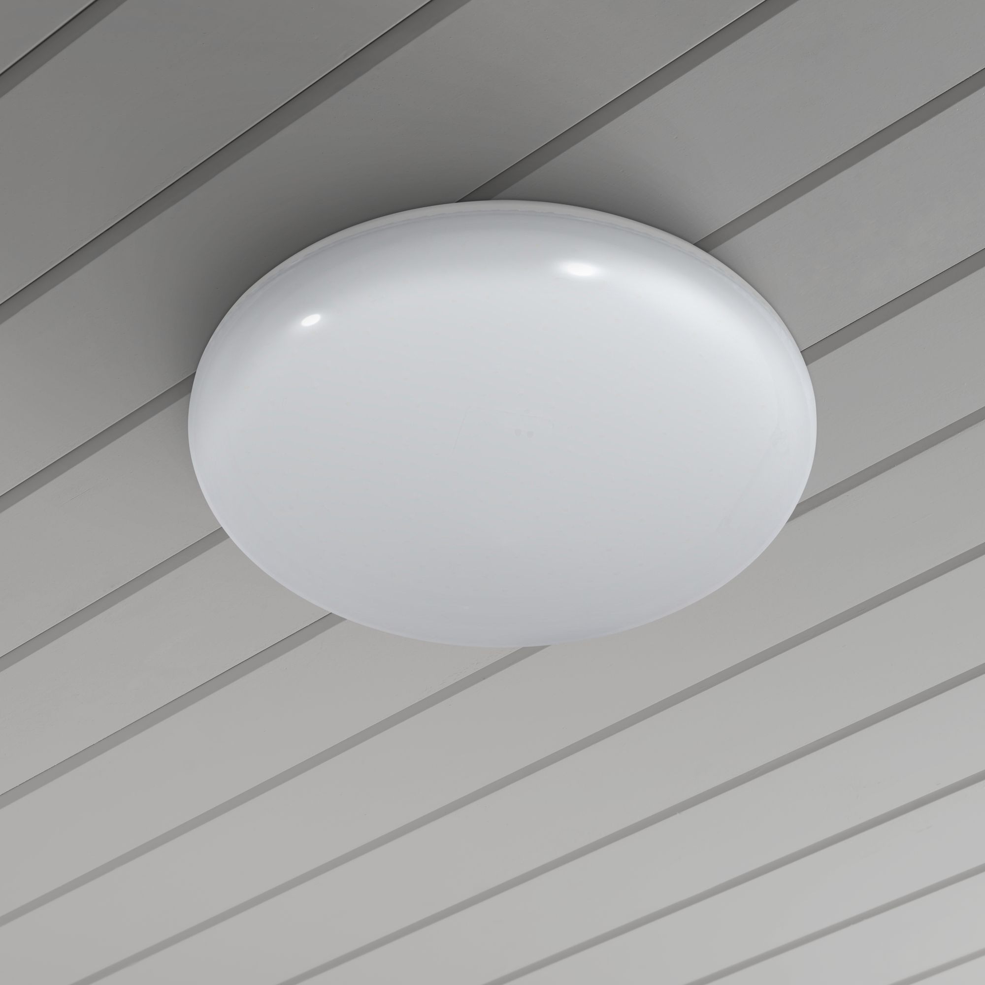 Dusk to dawn ceiling porch outlet light