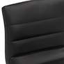 Motivo Black Faux Leather Adjustable Swivel Bar Stool