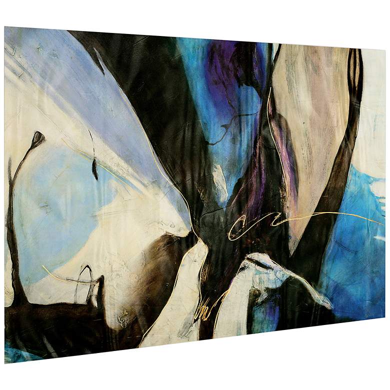 Image 5 Motivos 48" Wide Free Floating Tempered Glass Wall Art more views
