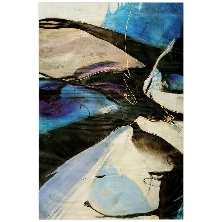 Image 6 Motivos 48" Wide Free Floating Tempered Glass Wall Art more views