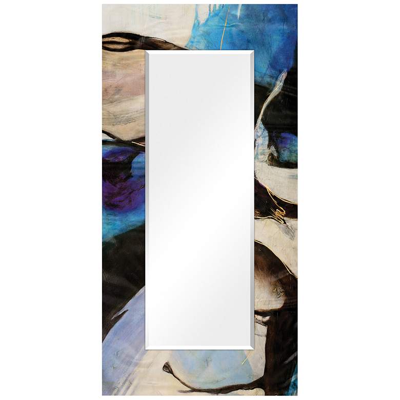 Image 3 Motivos Tempered Art Glass 36" x 72" Rectangular Wall Mirror