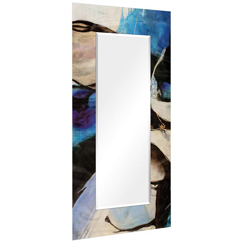 Image 5 Motivos Tempered Art Glass 36 inch x 72 inch Rectangular Wall Mirror more views