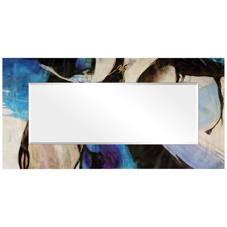 Image 6 Motivos Tempered Art Glass 36 inch x 72 inch Rectangular Wall Mirror more views