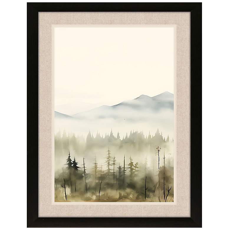 Image 1 Mountain Glimpse II 25"W x 34"H Framed Art