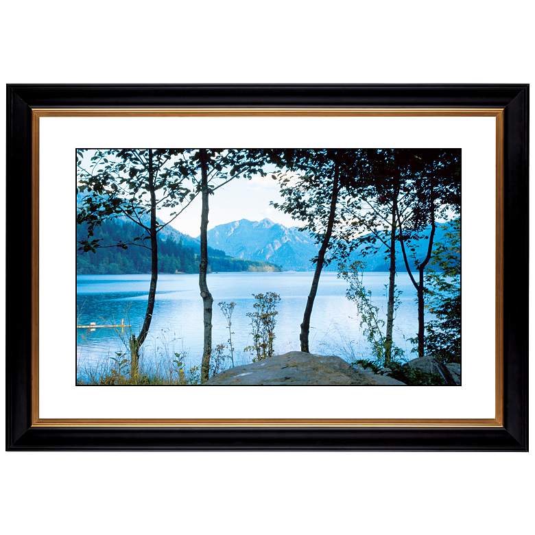 Image 1 Mountain Lake Giclee 41 3/8 inch Wide Wall Art