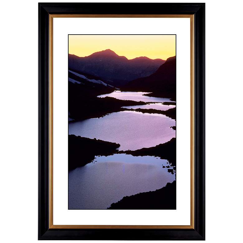 Image 1 Mountain Lakes Giclee 41 3/8 inch High Wall Art