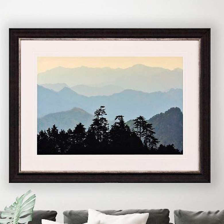 Image 2 Mountain Light 49"W x 37"H Framed Art