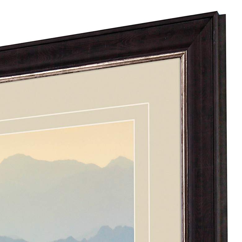 Image 4 Mountain Light 49"W x 37"H Framed Art more views