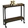 Mountain Lodge Iron and Wood Console Table