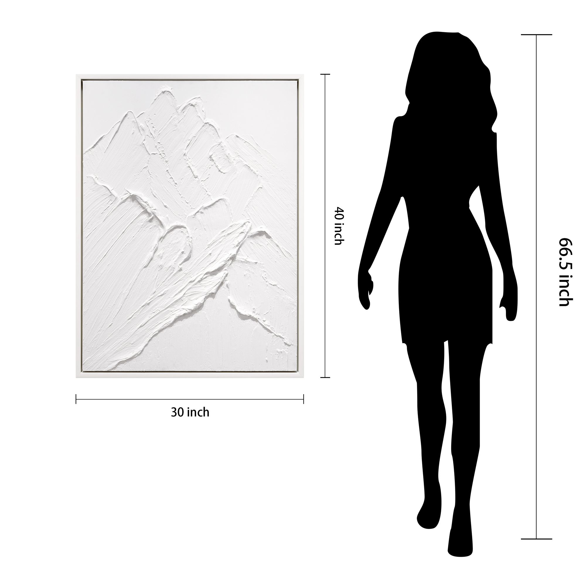 Mountain Majesty 40" High Framed Canvas Wall Art