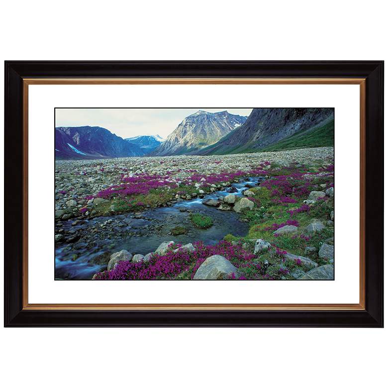 Image 1 Mountain Running Spring Giclee 41 3/8 inch Wide Wall Art