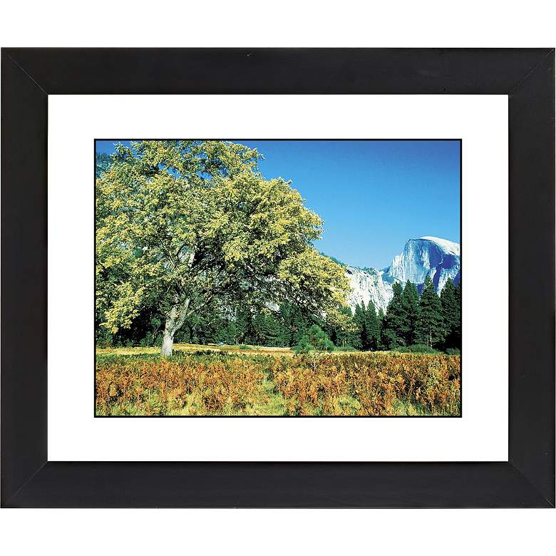 Image 1 Mountain Valley Black Frame Giclee 23 1/4 inch Wide Wall Art
