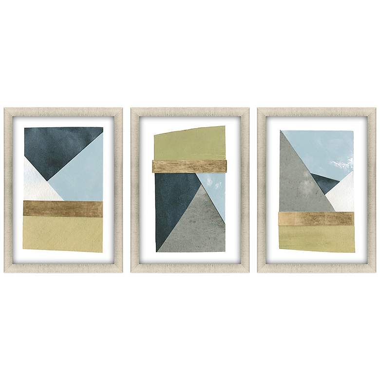 Image 2 Mountain View Collage 27" Wide 3-Piece Framed Wall Art Set