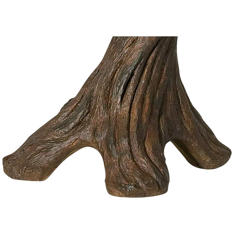 Image 5 Mountain Wind Aged Oak Tree Table Lamp with Nightlight more views