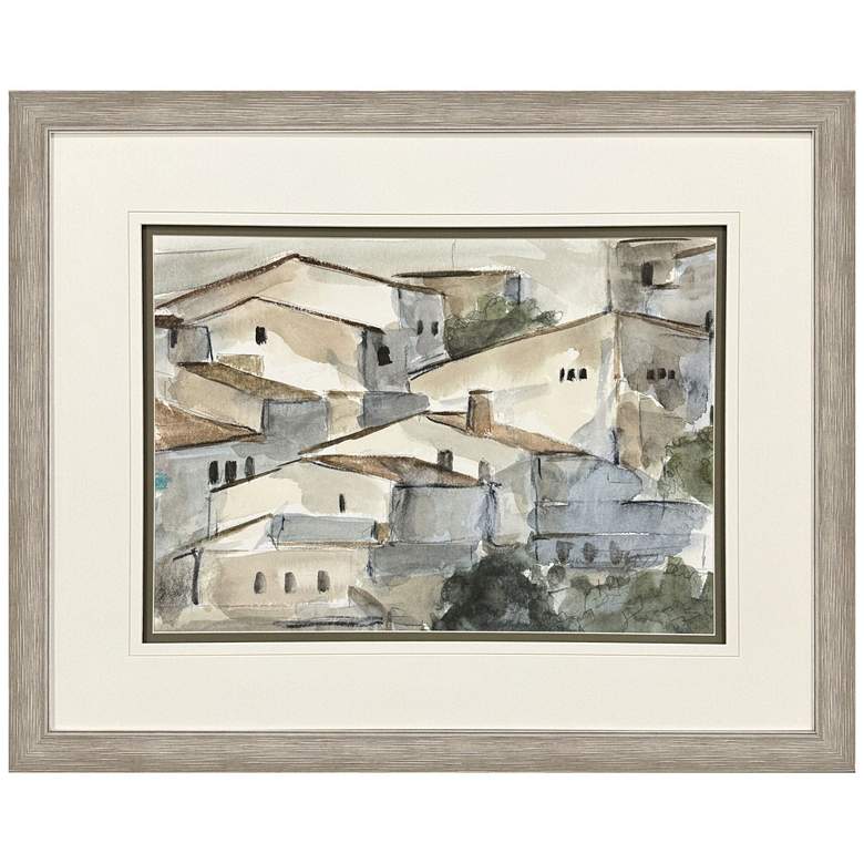 Image 1 Mountainside Village II 42"W x 34"H Framed Art