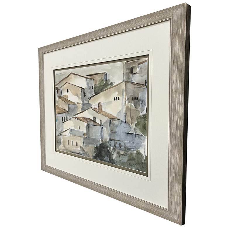 Image 2 Mountainside Village II 42"W x 34"H Framed Art more views