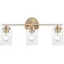 3_Moven 22" Wide 3-Light Vanity in Modern Gold more views