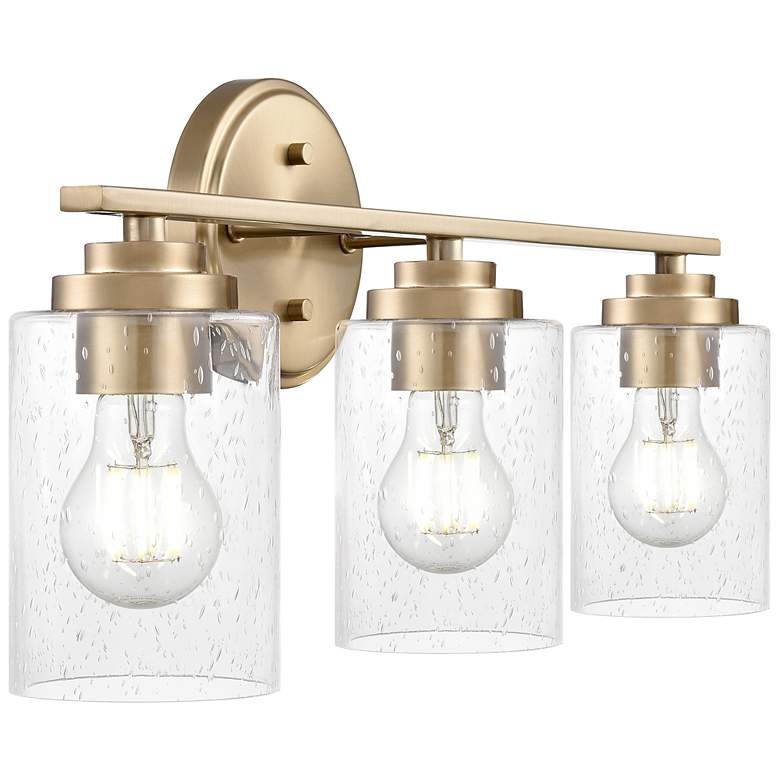 Image 4 Moven 22" Wide 3-Light Vanity in Modern Gold more views
