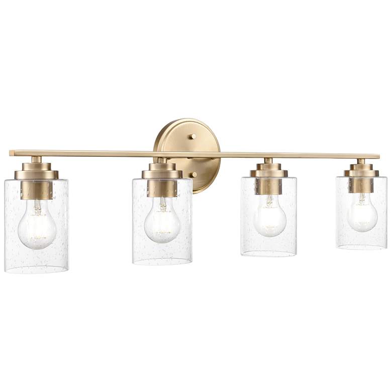 Image 1 Moven 31" Wide 4-Light Vanity in Modern Gold